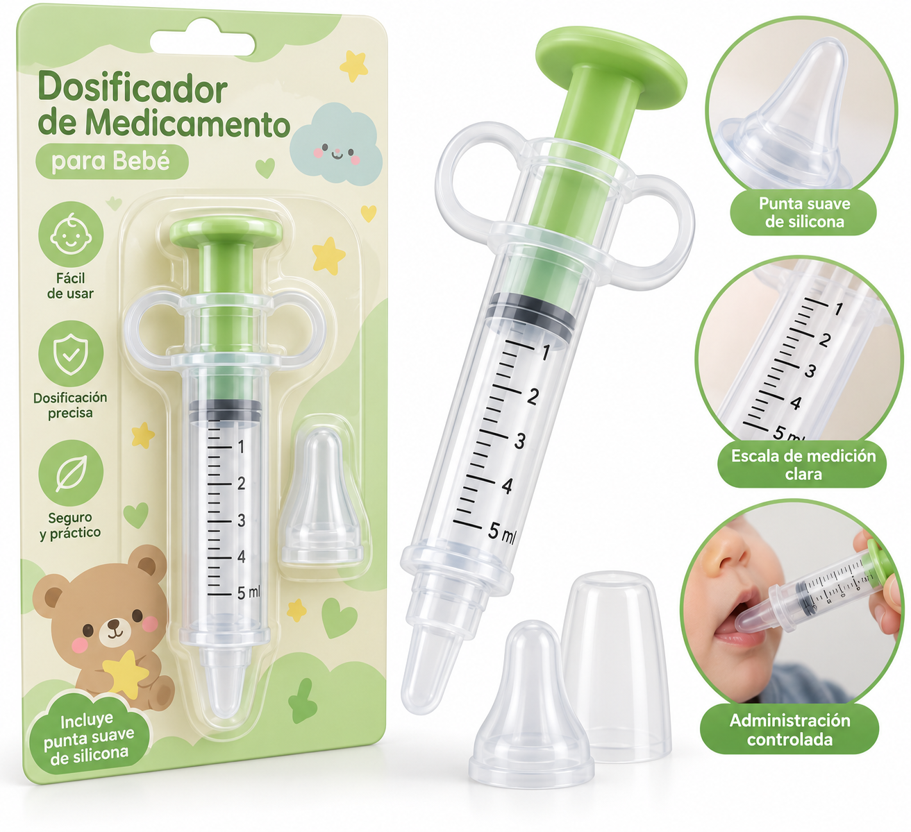 Dosificador de Medicamento para Bebé