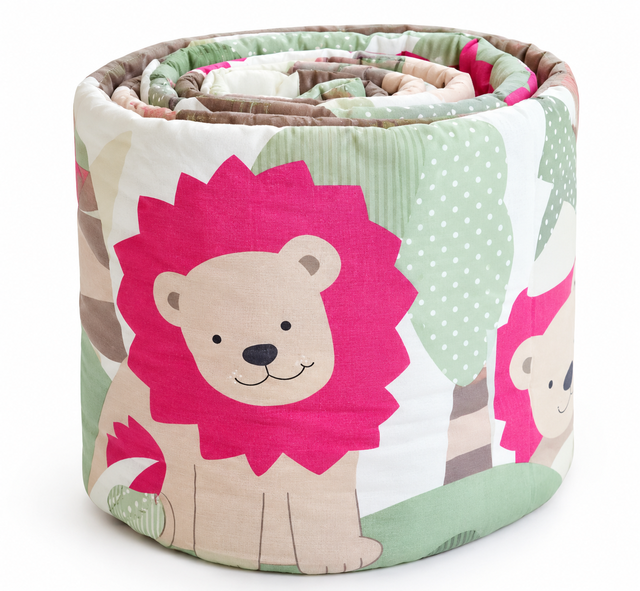 Protector Acolchado para Cuna de Bebé– León